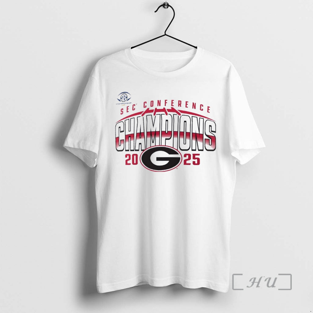 Officials Georgia Bulldogs Sec Conference Champions 2025 T-Shirts, Hoodie, Sweatshirt