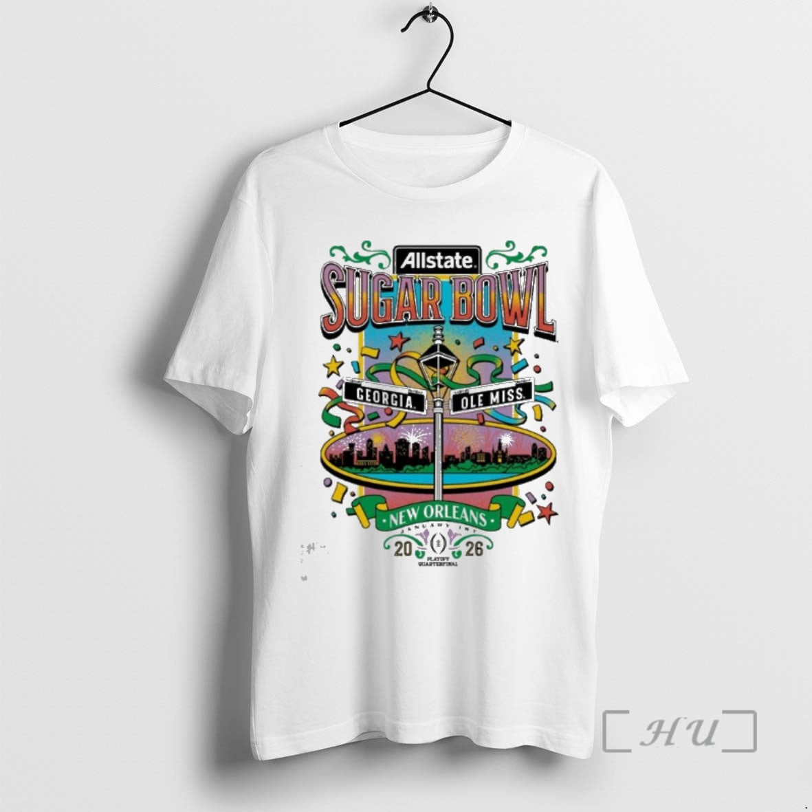 Officials Georgia Bulldogs Vs Ole Miss 2026 Allstate Sugar Bowl Nola T-Shirts, Hoodie, Sweatshirt