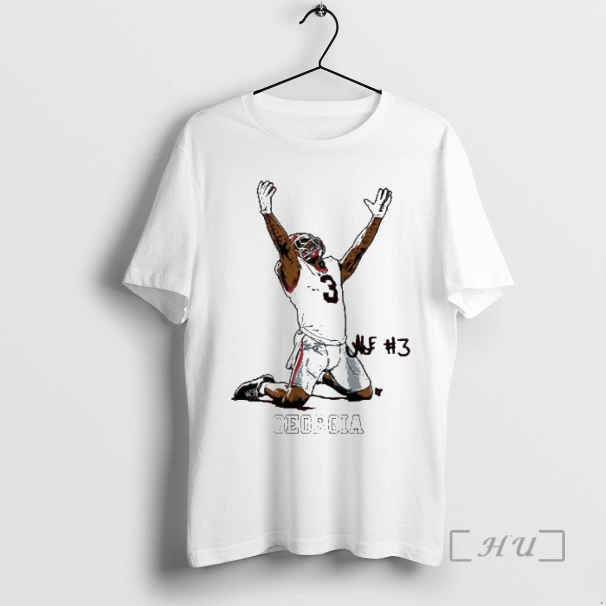 Officials Georgia Football Nate Frazier End Zone Celebration T-Shirts, Hoodie, Sweatshirt | PopFlextees.com