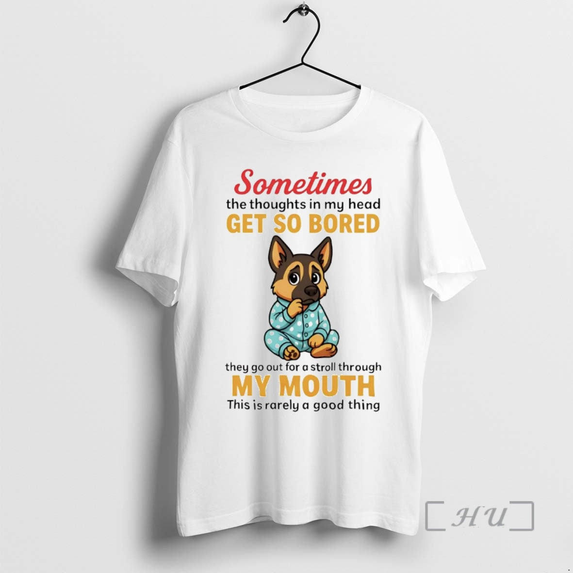 Officials German Shepherd Sometimes Thoughts My Head T-Shirts, Hoodie, Sweatshirt