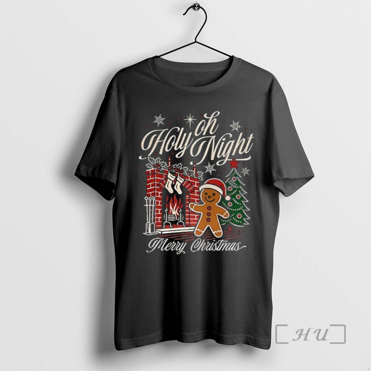 Officials Gingerbread Oh Holy Night Merry Christmas T-Shirts, Hoodie, Sweatshirt | PopFlextees.com