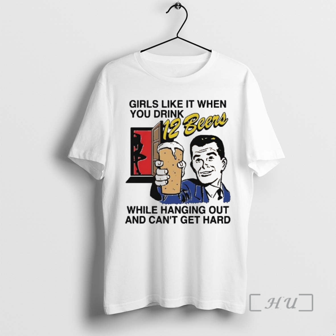 Officials Girls Like It When You Drink 12 Beers Retro Man Premium T Shirts Sweater Hoodie, Sweatshirt | PopFlextees.com