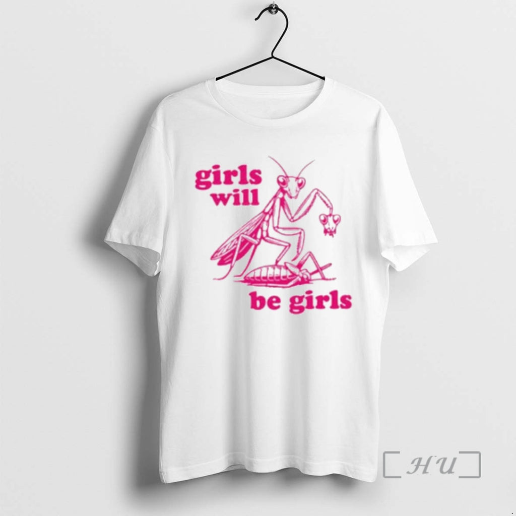 Officials Girls Will Be Girls Circle White T-Shirts, Hoodie, Sweatshirt | PopFlextees.com