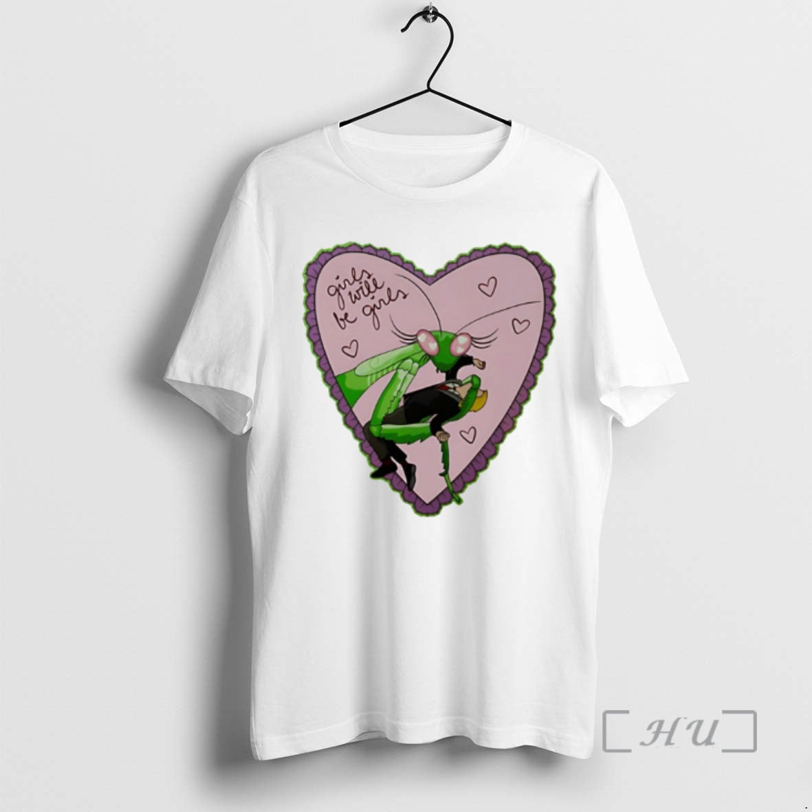 Officials Girls Will Be Girls Mantis Valentines Day T-Shirts, Hoodie, Sweatshirt | PopFlextees.com