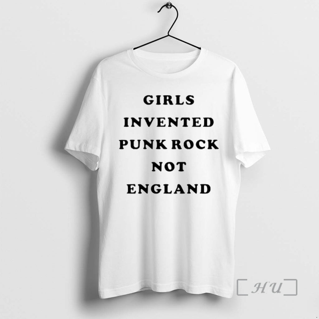 Officials Girls Invented Punk Rock Not England T-Shirts, Hoodie, Sweatshirt | PopFlextees.com