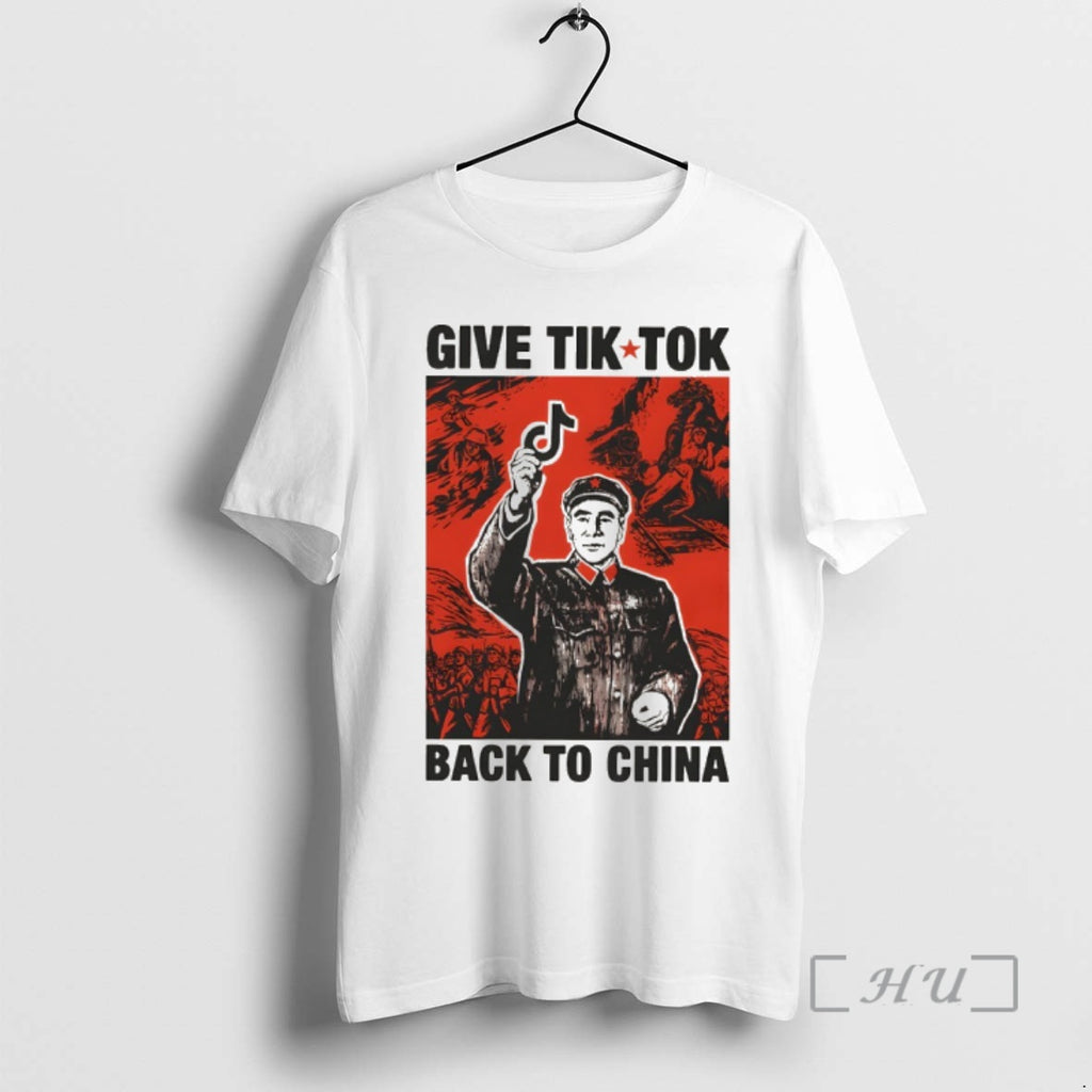 Officials Give Tiktok Back To China Vintage T-Shirts, Hoodie, Sweatshirt | PopFlextees.com