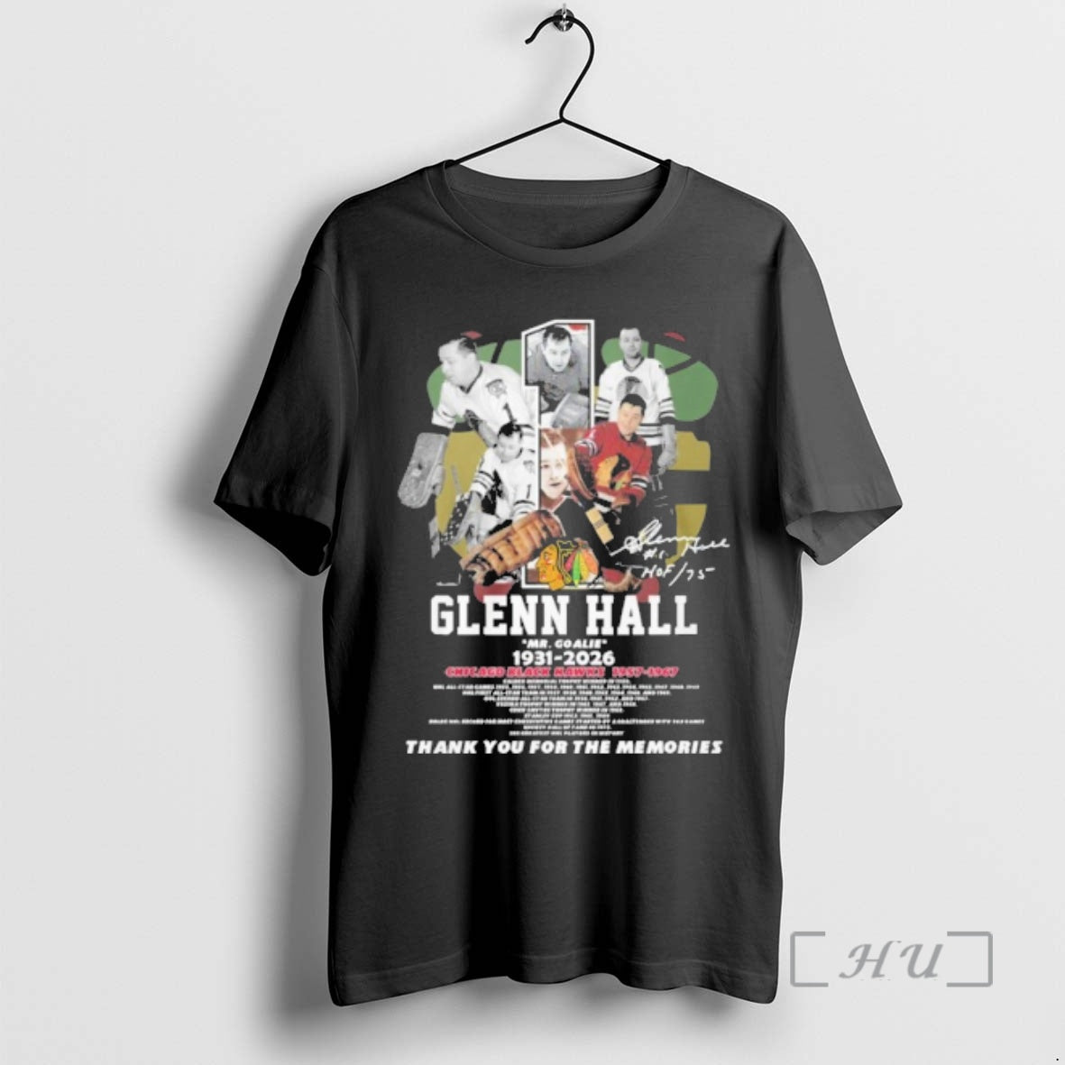 Officials Glenn Hall Mr Goalie 1931 2026 Chicago Blackhawks T-Shirts, Hoodie, Sweatshirt | PopFlextees.com