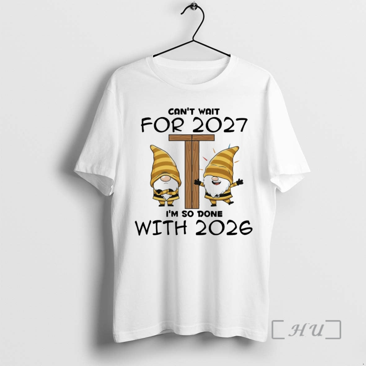 Officials Gnome Cant Wait For 2027 Im So Done With 2026 Circle Premium T Shirts Hoodie, Sweatshirt | PopFlextees.com