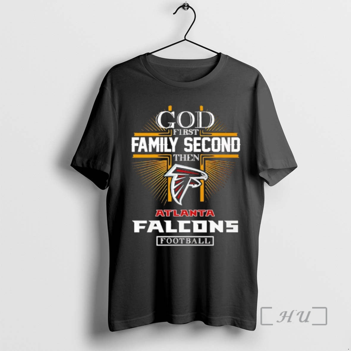 Officials God First Family Second Then Atlanta Falcons Football 2025 T-Shirts, Hoodie, Sweatshirt | PopFlextees.com