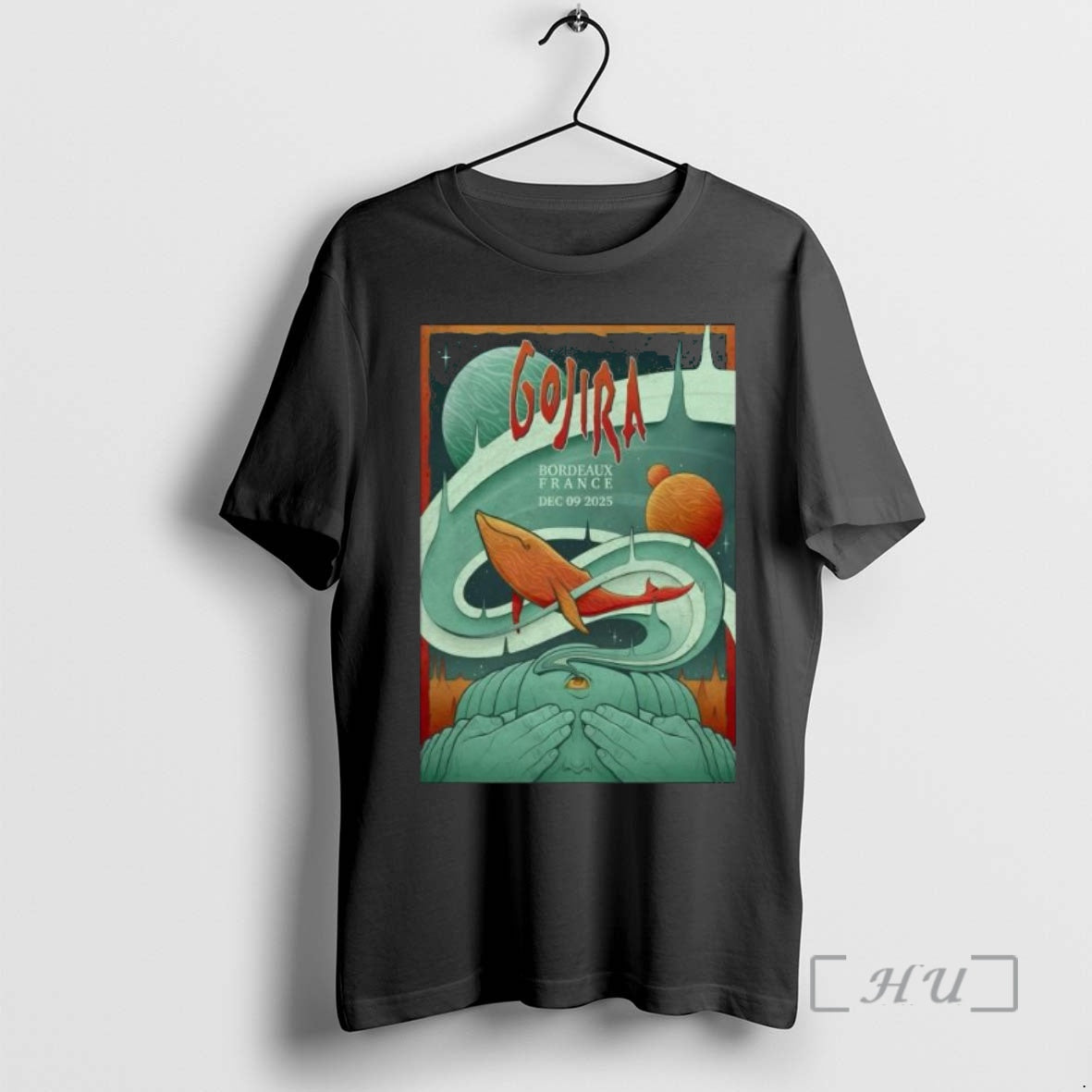 Officials Gojira December 9 2025 In Bordeaux France T-Shirts, Hoodie, Sweatshirt | PopFlextees.com