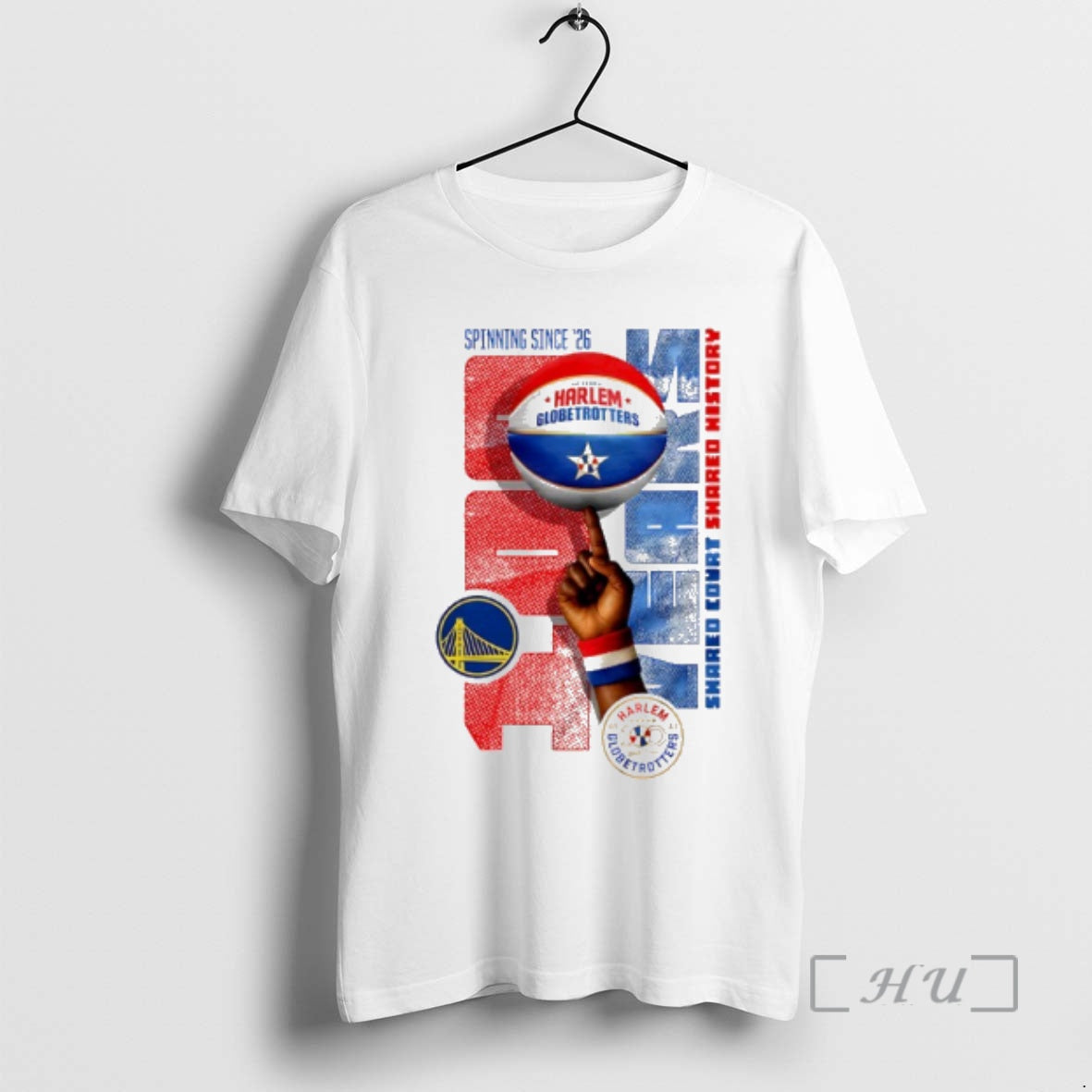 Officials Golden State Warriors X Harlem Globetrotters Spinning Since 26 T-Shirts, Hoodie, Sweatshirt | PopFlextees.com