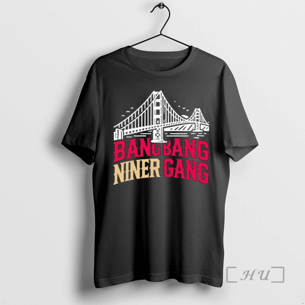 Officials Golden Gate Bridge Bang Bang Niner Gang T-Shirts, Hoodie, Sweatshirt | PopFlextees.com