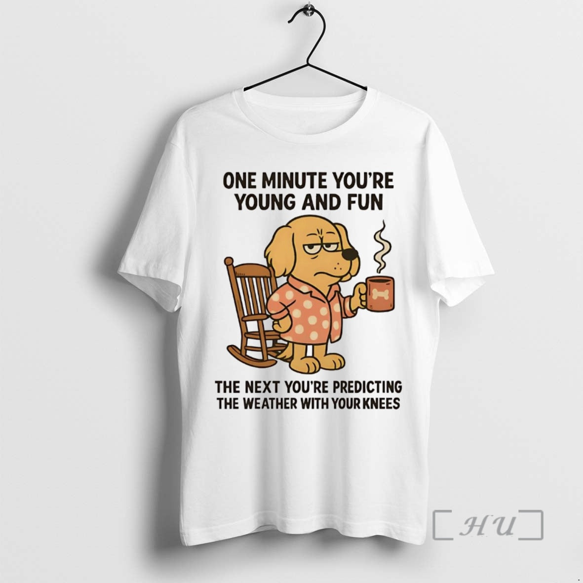 Officials Golden Retriever One Minute Youre Young And Fun T-Shirts, Hoodie, Sweatshirt | PopFlextees.com