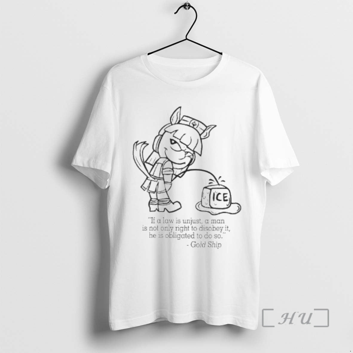 Officials Golshis Law Ice If A Law Is Unjust A Man Is Not Only Right T-Shirts, Hoodie, Sweatshirt | PopFlextees.com