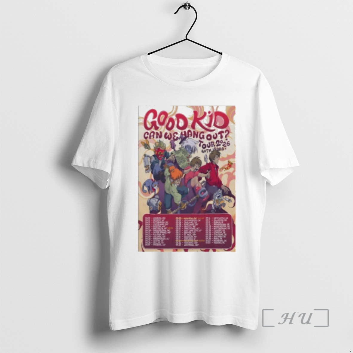 Officials Good Kid Can We Hang Out Tour 2026 T-Shirts, Hoodie, Sweatshirt | PopFlextees.com