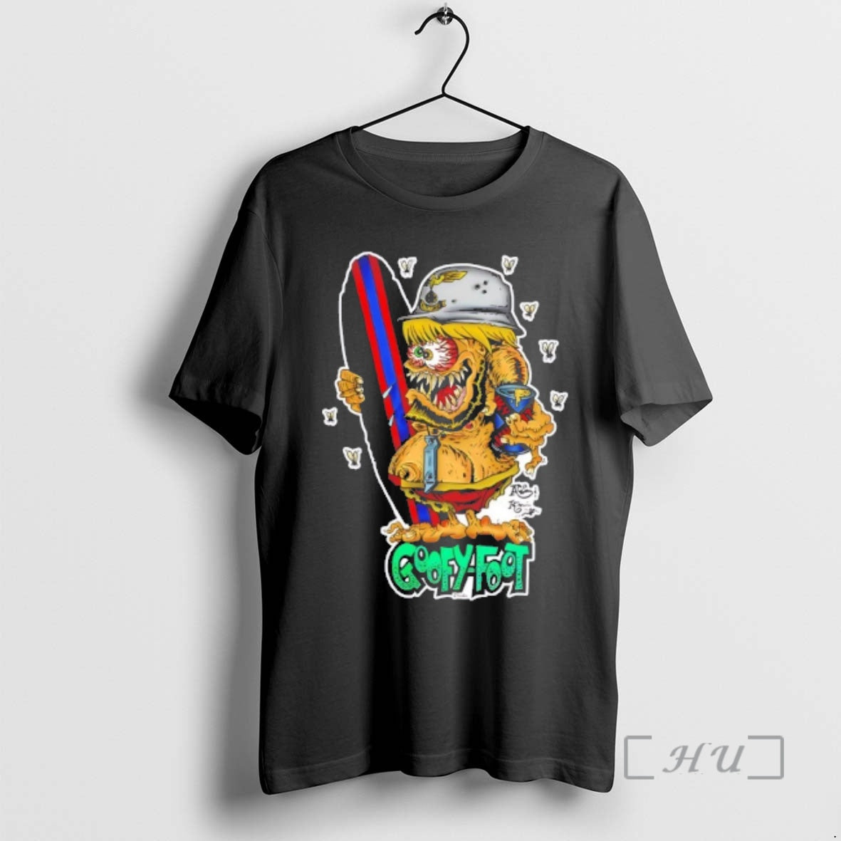 Officials Goofyfoot Surf Goat Cartoon T-Shirts, Hoodie, Sweatshirt | PopFlextees.com