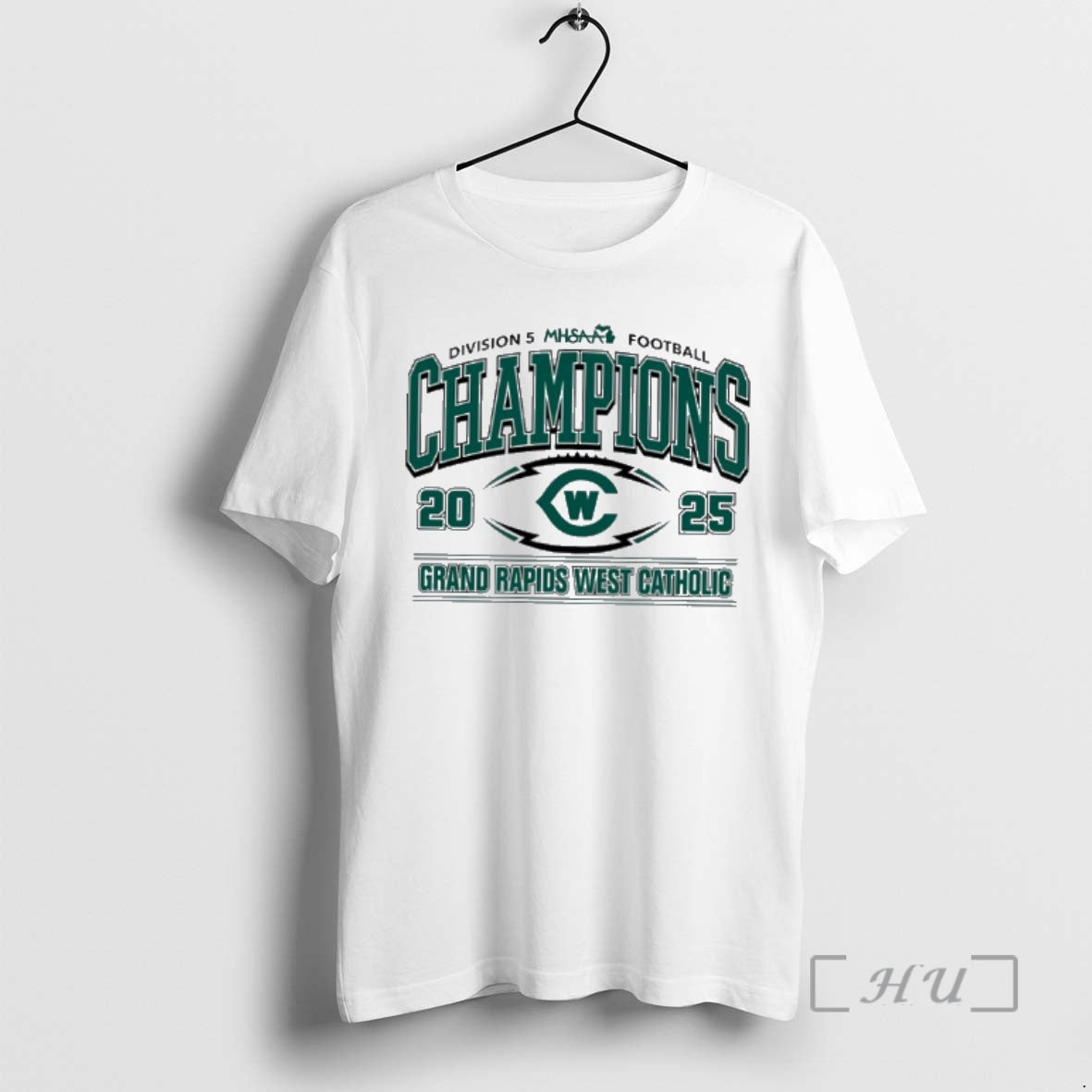 Officials Grand Rapids West Catholic 2025 Mhsaa Football Division 5 Champions Premium T Shirts Sweater Hoodie, Sweatshirt