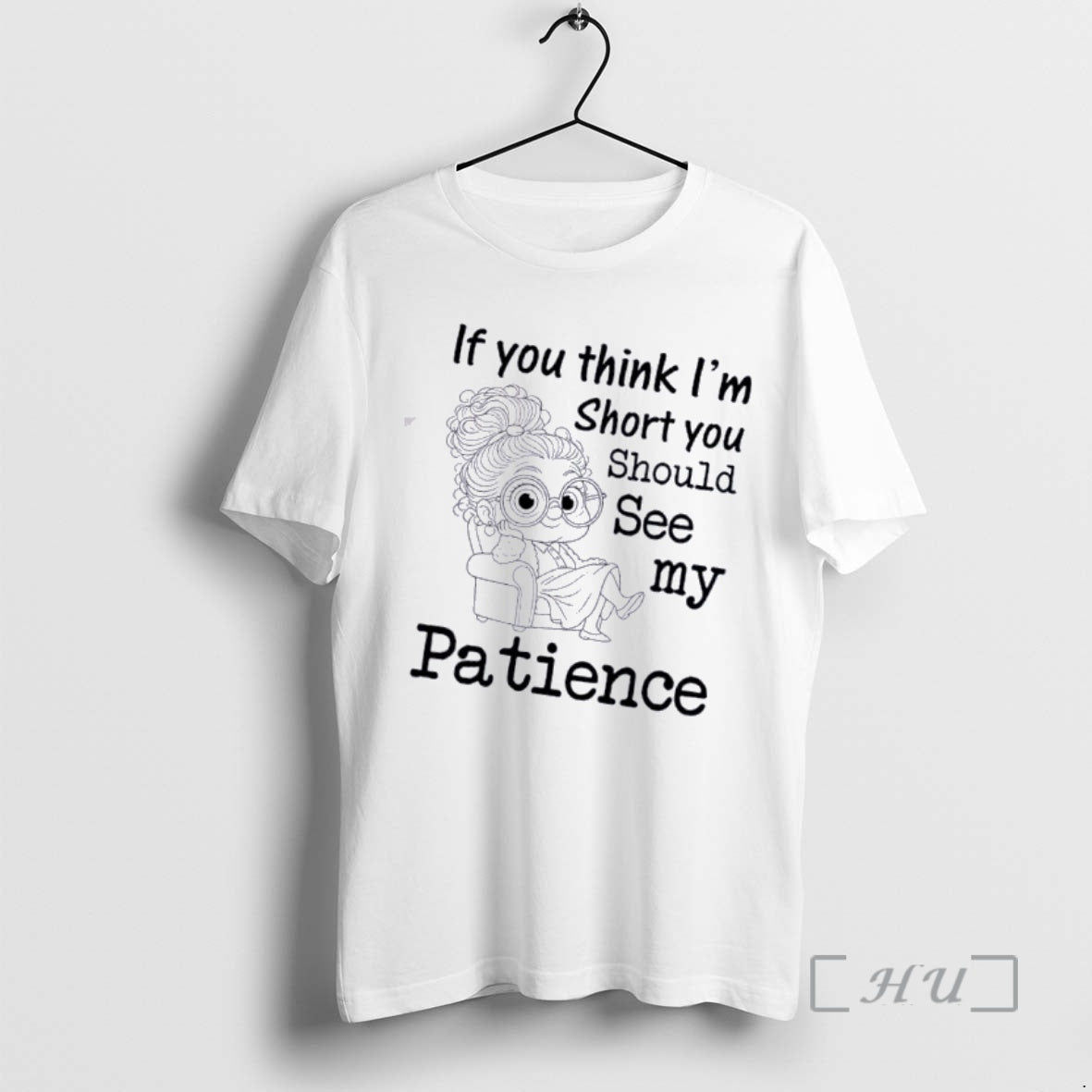 Officials Grandma If You Think Im Short You Should See My Patience Premium T Shirts Hoodie, Sweatshirt | PopFlextees.com