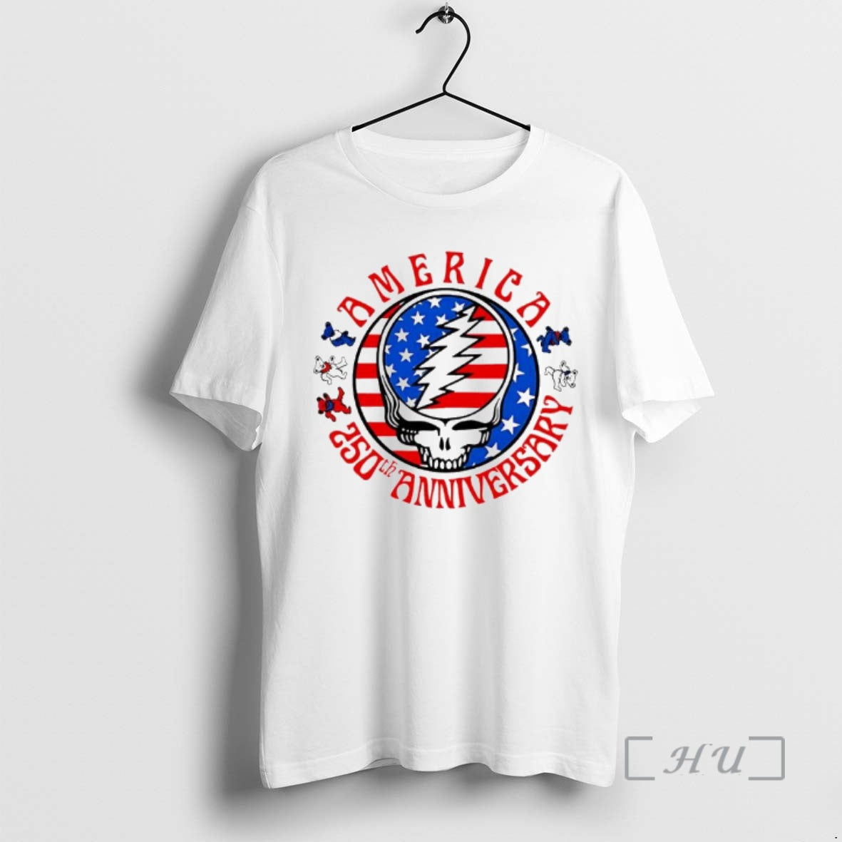 Officials Grateful Dead 250th Anniversary American Flag Steal Your Face T-Shirts, Hoodie, Sweatshirt | PopFlextees.com