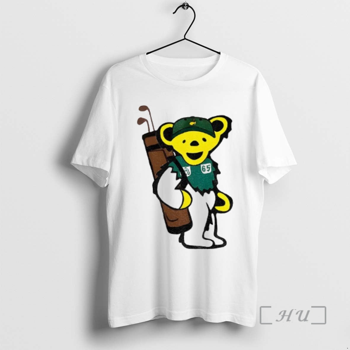 Officials Grateful Dead Bear Caddie Golf Masters Tournament T-Shirts, Hoodie, Sweatshirt | PopFlextees.com