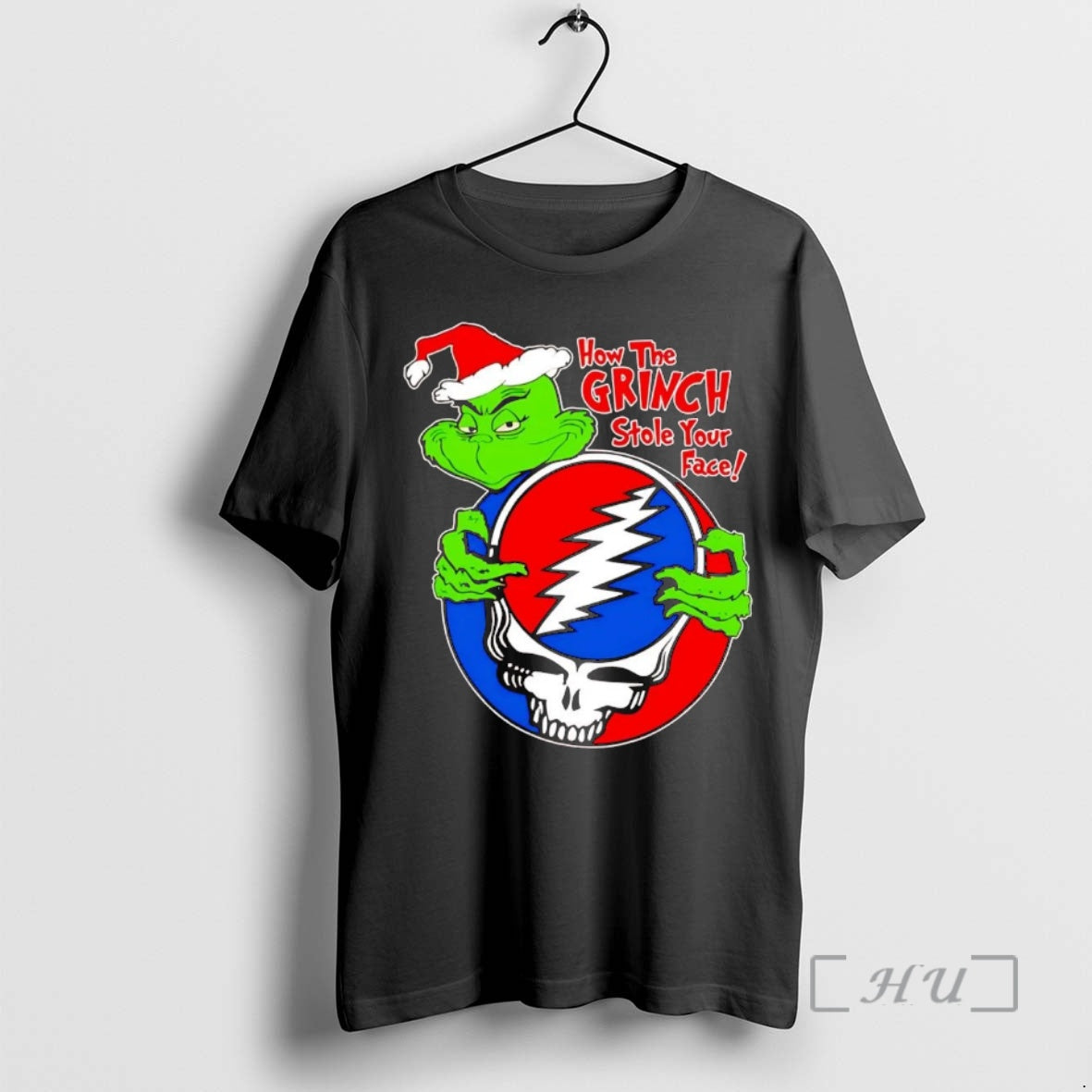 Officials Grateful Dead How The Grinch Stole Your Face T-Shirts, Hoodie, Sweatshirt | PopFlextees.com