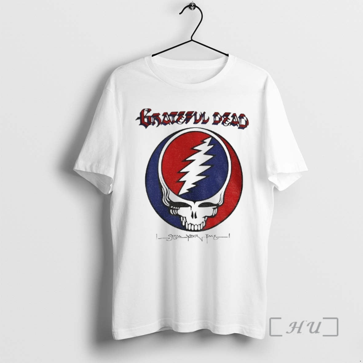Officials Grateful Dead Steal Your Face Skull Band Logo T-Shirts, Hoodie, Sweatshirt | PopFlextees.com