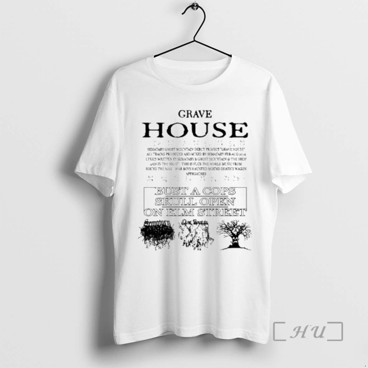 Officials Grave House Haunted Mound Mixtape T-Shirts, Hoodie, Sweatshirt | PopFlextees.com