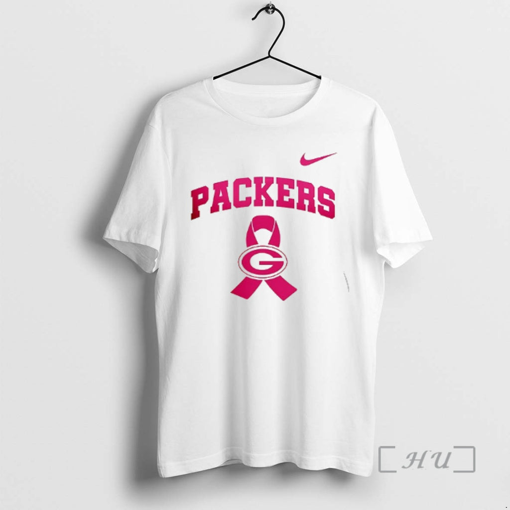 Officials Green Bay Packers Cancer Awareness Never Ever Giving Up Hope Premium T Shirts Sweater Hoodie, Sweatshirt