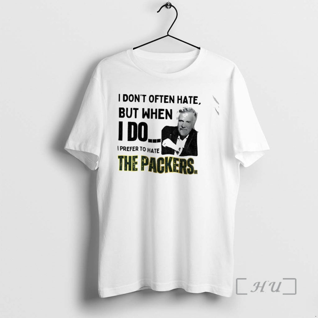 Officials Green Bay Packers I Dont Often Hate But When I Do I Prefer To T-Shirts, Hoodie, Sweatshirt | PopFlextees.com