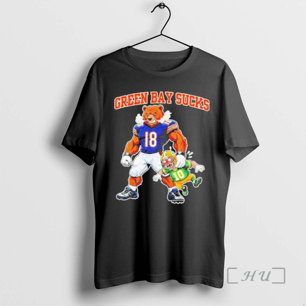 Officials Green Bay Sucks Bear Down 4th Quarter Comeback King T-Shirts, Hoodie, Sweatshirt | PopFlextees.com