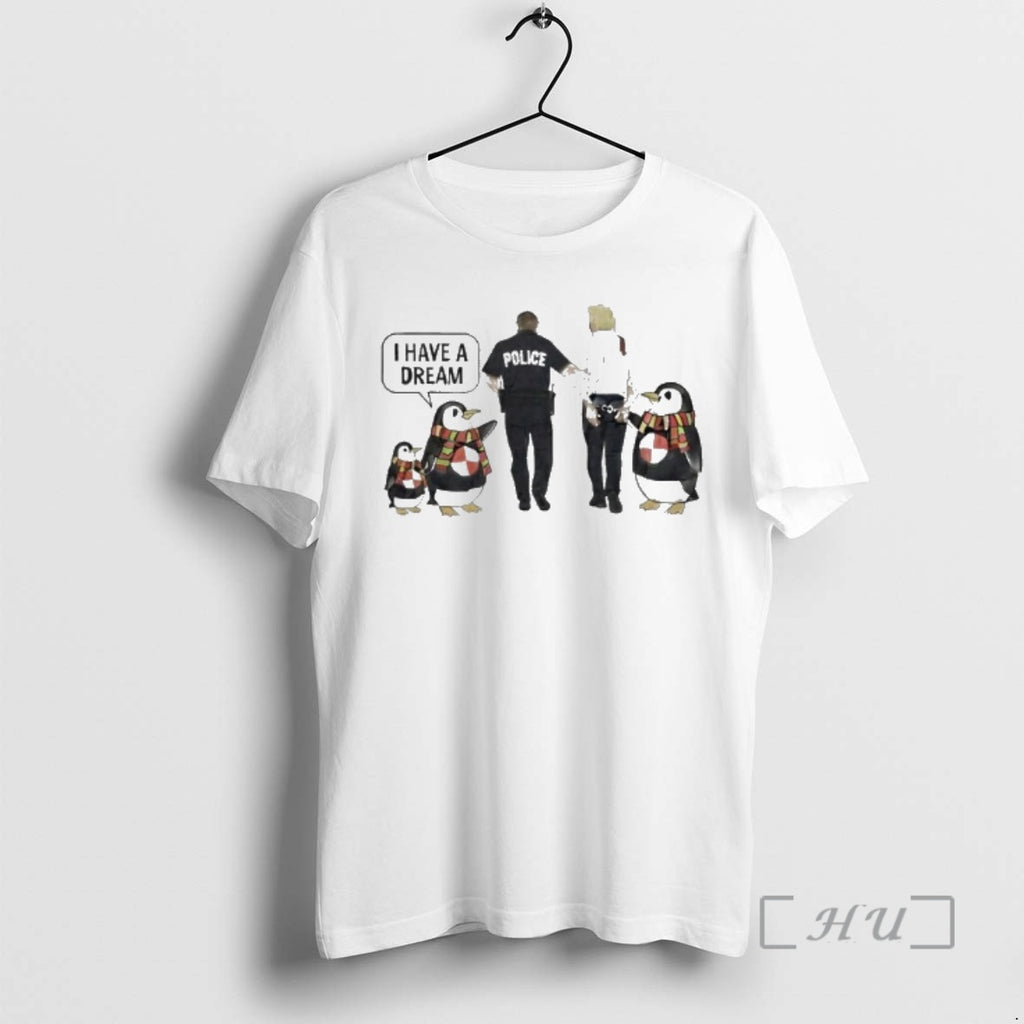 Officials Greenland Penguin Satire I Have A Dream Political Trump T-Shirts, Hoodie, Sweatshirt | PopFlextees.com