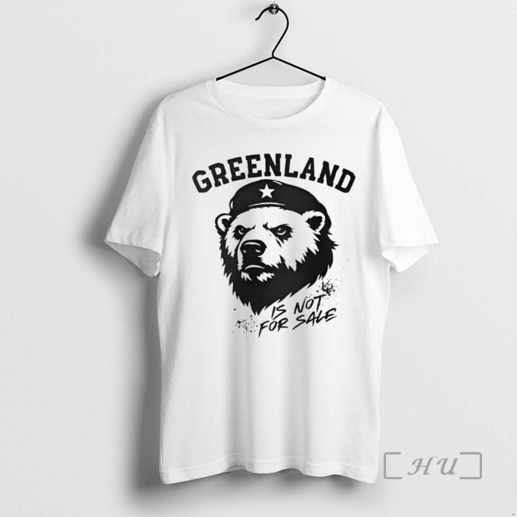 Officials Greenland Is Not For Sale White Bear Political T-Shirts, Hoodie, Sweatshirt | PopFlextees.com