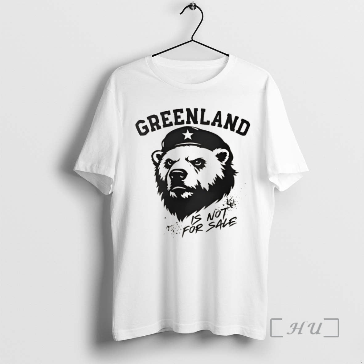 Officials Greenland Is Not For Sale White Bear Political T-Shirts, Hoodie, Sweatshirt | PopFlextees.com