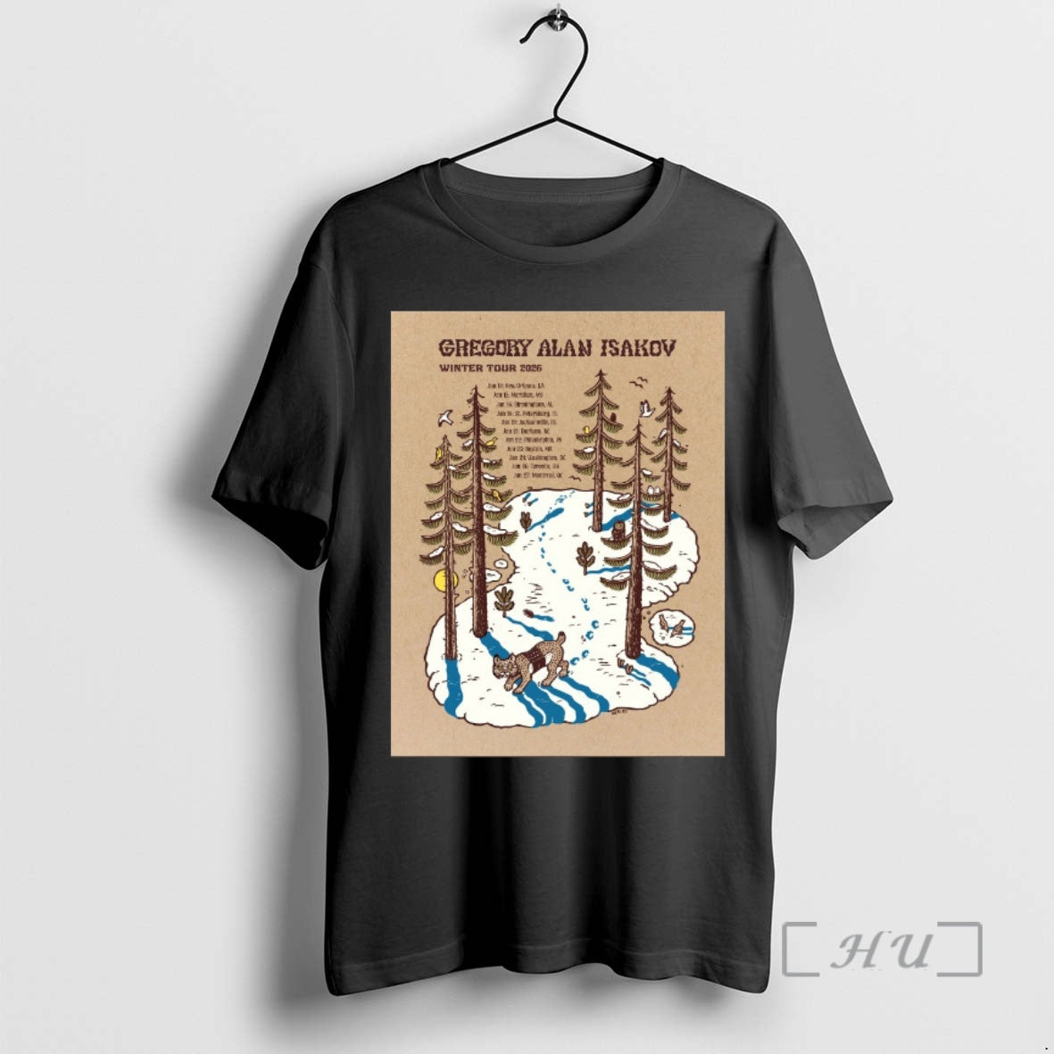 Officials Gregory Alan Isakov Winter Tour 2026 January 14 27 T-Shirts, Hoodie, Sweatshirt | PopFlextees.com