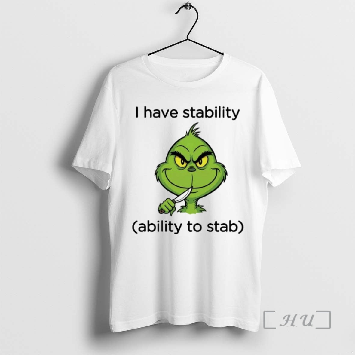 Officials Grinch I Have Stability Ability To Stab Ornaments T-Shirts, Hoodie, Sweatshirt | PopFlextees.com
