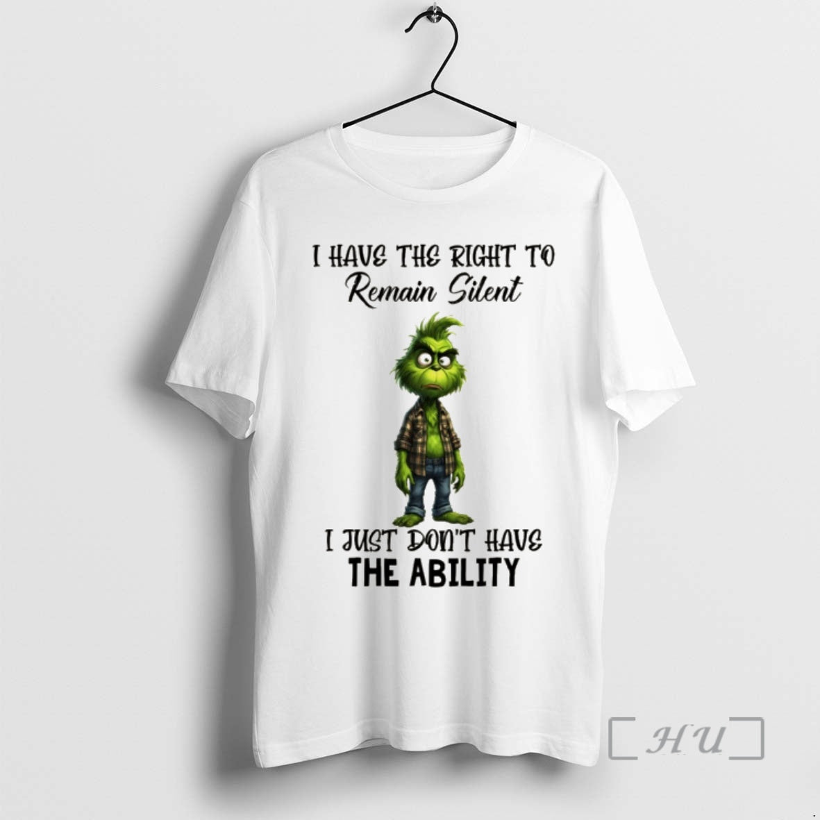 Officials Grinch I Have The Right To Remain Silent I Just Dont Have The Ability T-Shirts, Hoodie, Sweatshirt