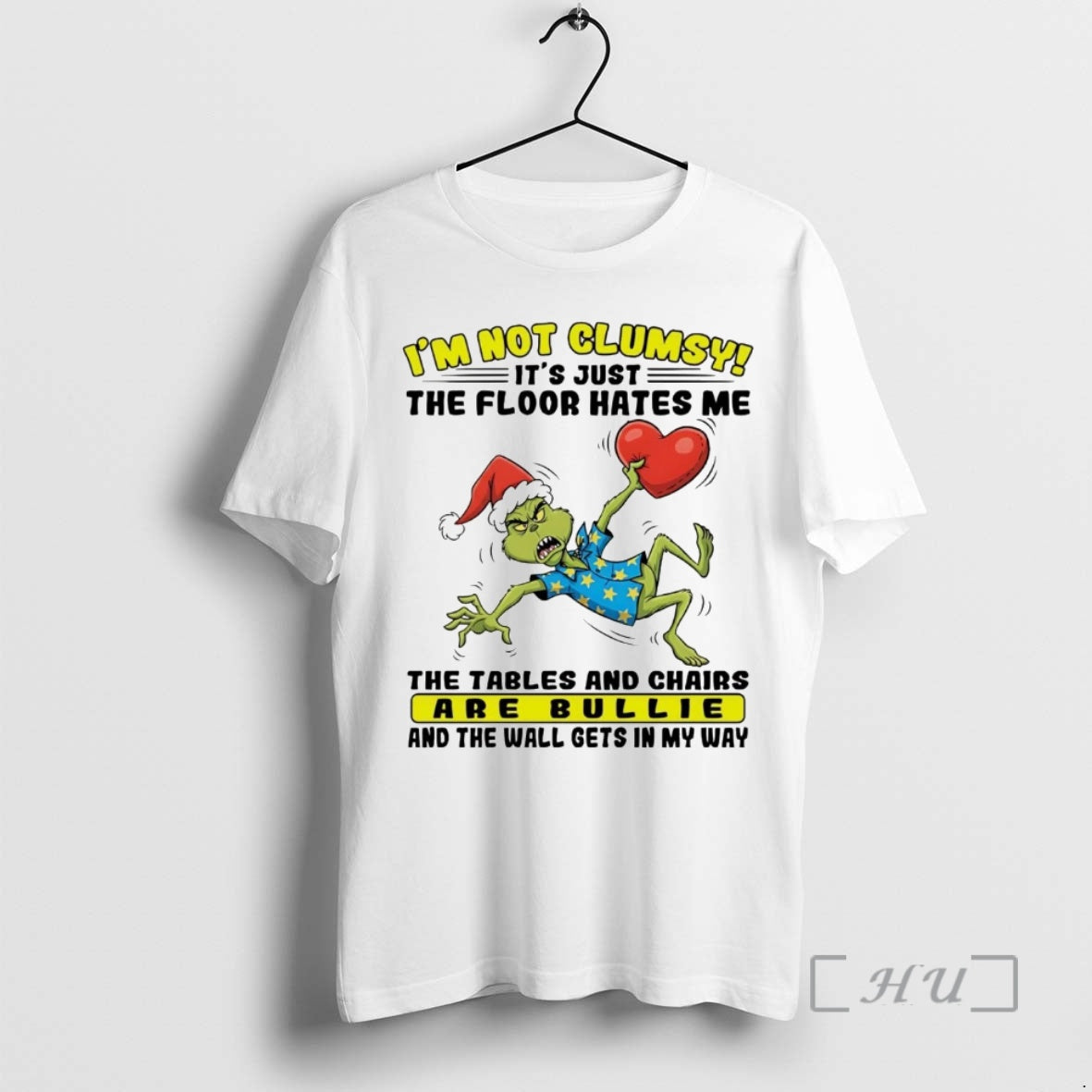 Officials Grinch Im Not Clumsy Just Floor Hates Me T-Shirts, Hoodie, Sweatshirt