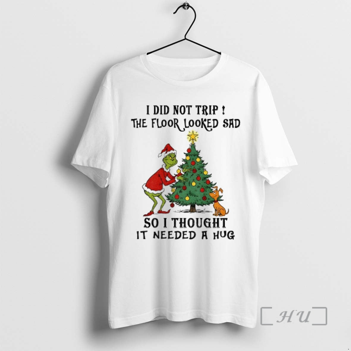 Officials Grinch Santa I Did Not Trip The Flood Looked Sad So I Thought It T-Shirts, Hoodie, Sweatshirt | PopFlextees.com