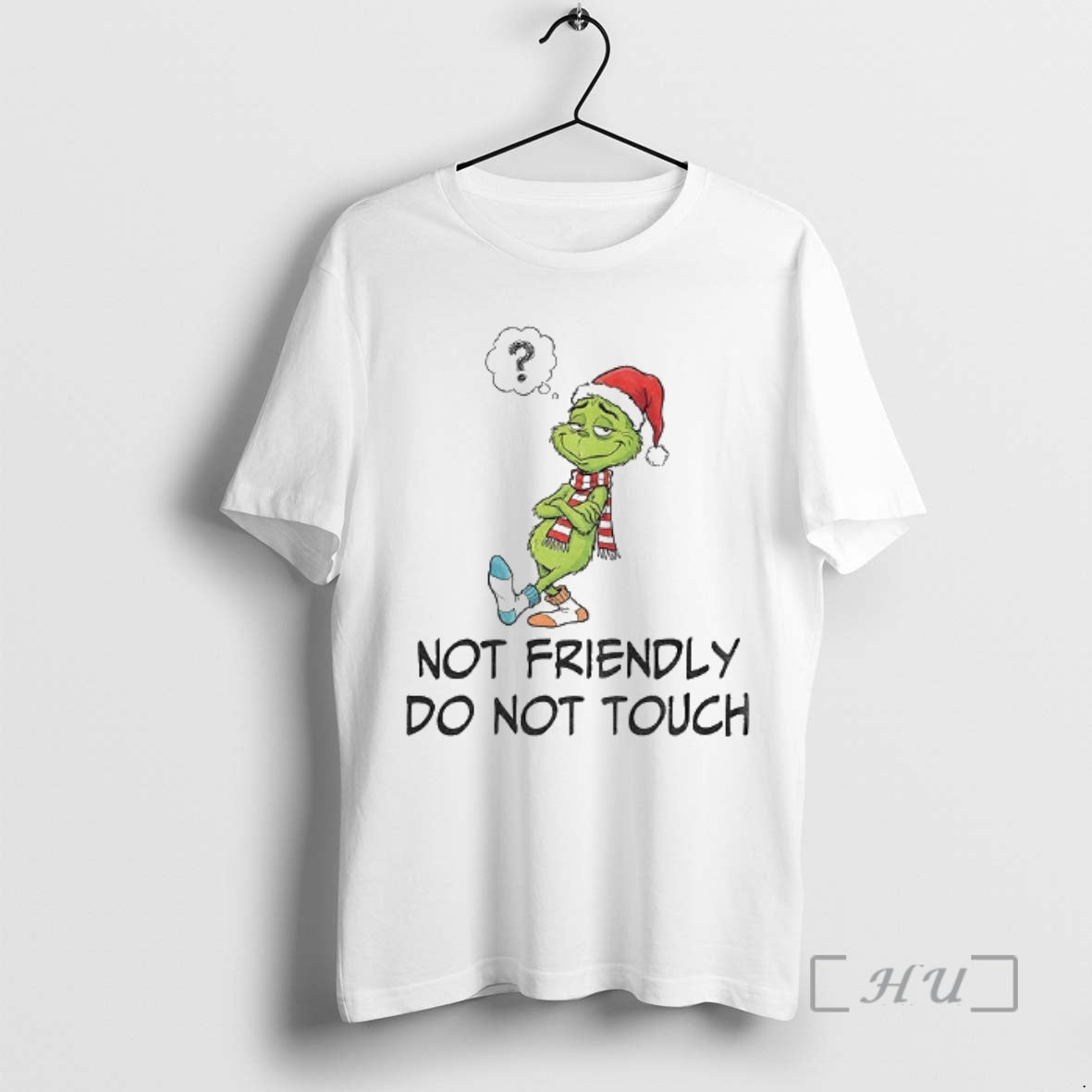 Officials Grinch Santa Not Friendly Do Not Touch Christmas T-Shirts, Hoodie, Sweatshirt | PopFlextees.com