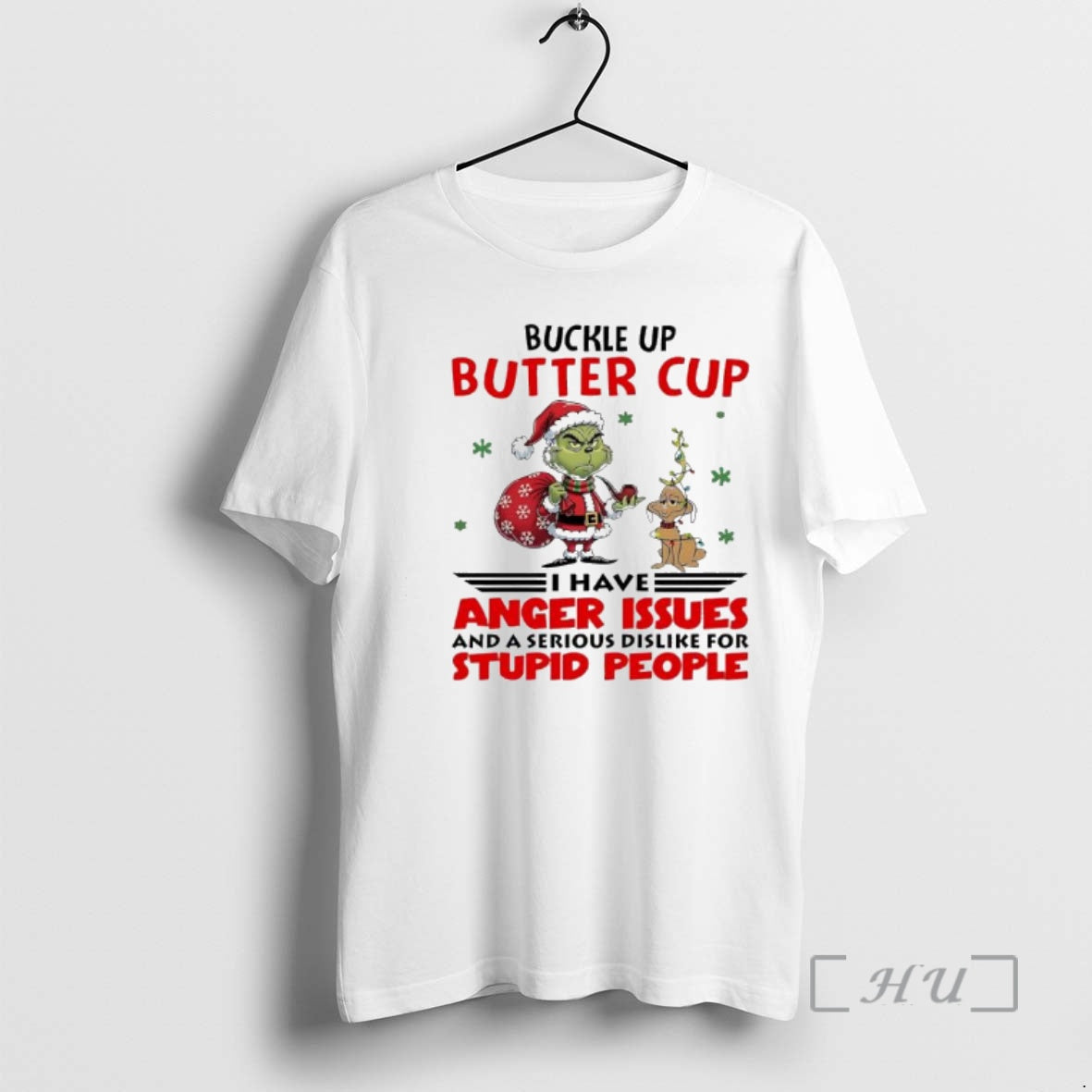 Officials Grinch And Dog Max Buckle Up Butter Cup T-Shirts, Hoodie, Sweatshirt | PopFlextees.com