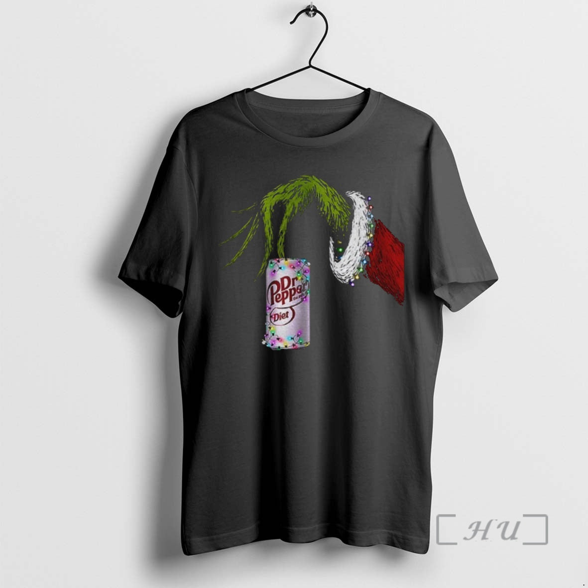 Officials Grinch And Dr Pepper Parody Christmas Lights Merry Christmas T-Shirts, Hoodie, Sweatshirt | PopFlextees.com
