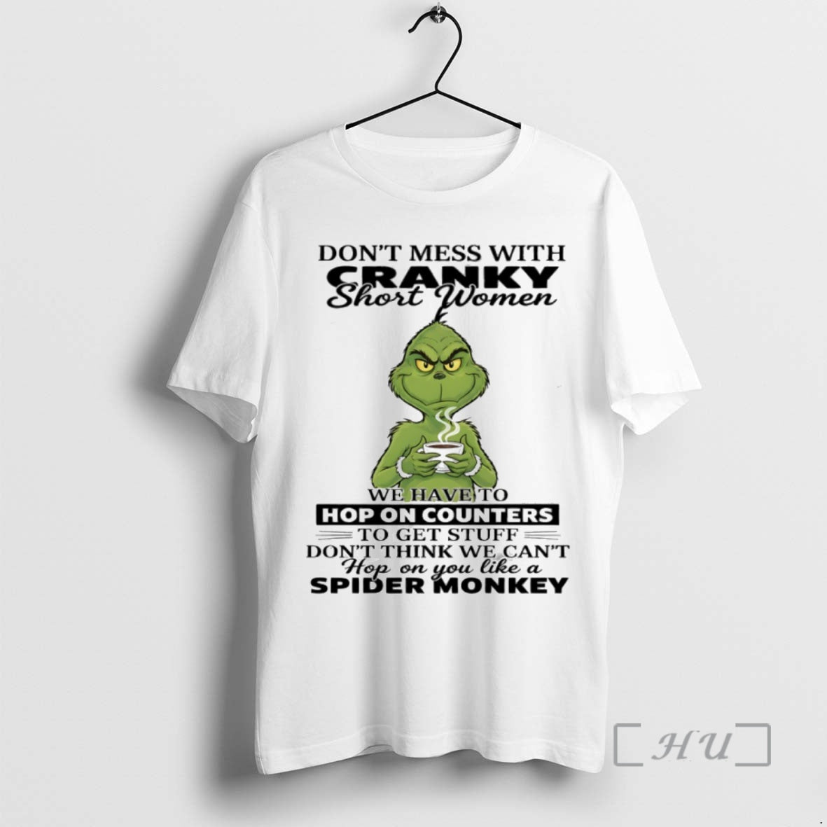 Officials Grinch Dont Mess With Cranky Short Women Circle T-Shirts, Hoodie, Sweatshirt | PopFlextees.com