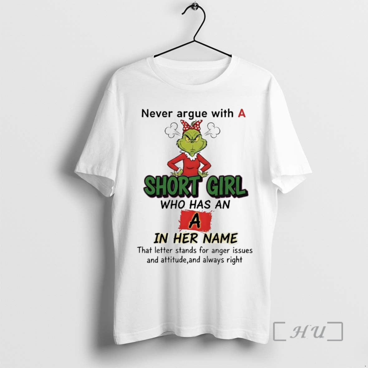 Officials Grinch Never Argue Short Girl Has Her Name T-Shirts, Hoodie, Sweatshirt