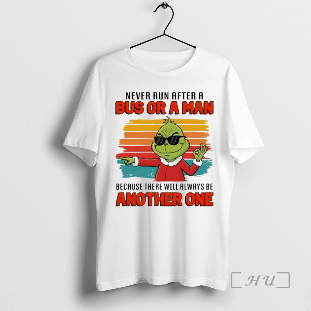 Officials Grinch Never Run After A Bus Or A Man Because There Will Always Be T-Shirts, Hoodie, Sweatshirt | PopFlextees.com