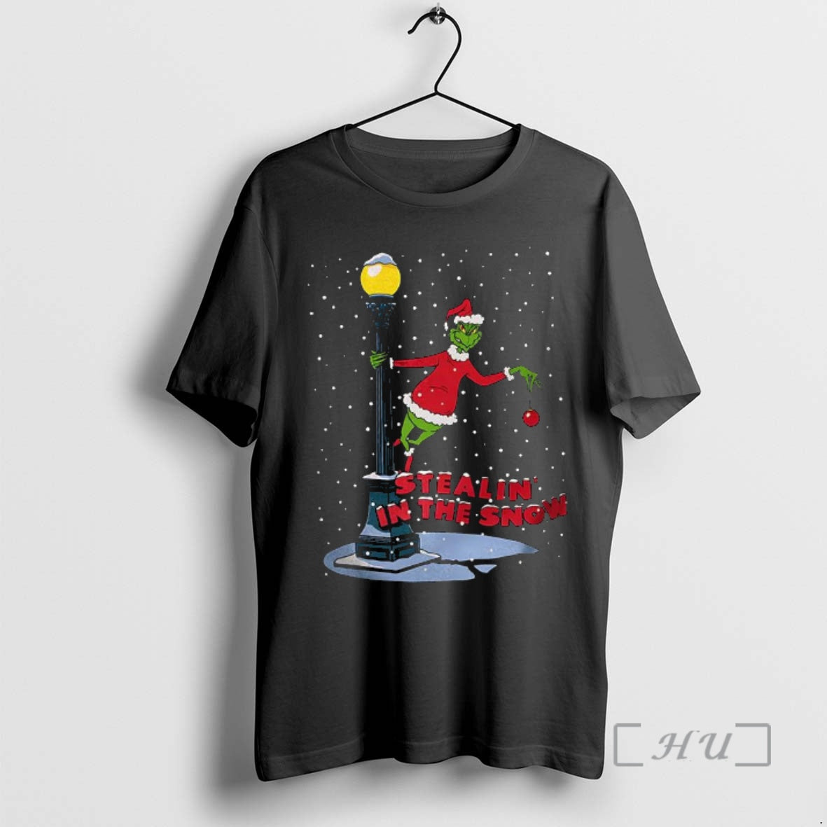 Officials Grinch Stealing In The Snow Cartoon Christmas T-Shirts, Hoodie, Sweatshirt | PopFlextees.com