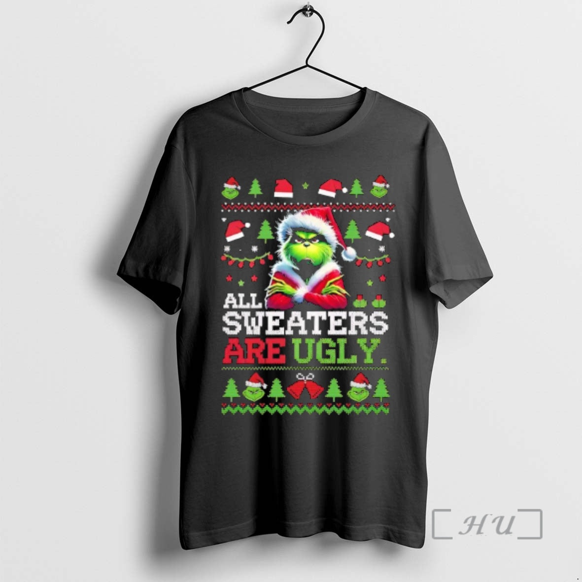 Officials Grinch Ugly Christmas All Sweaters Are Ugly T-Shirts, Hoodie, Sweatshirt | PopFlextees.com