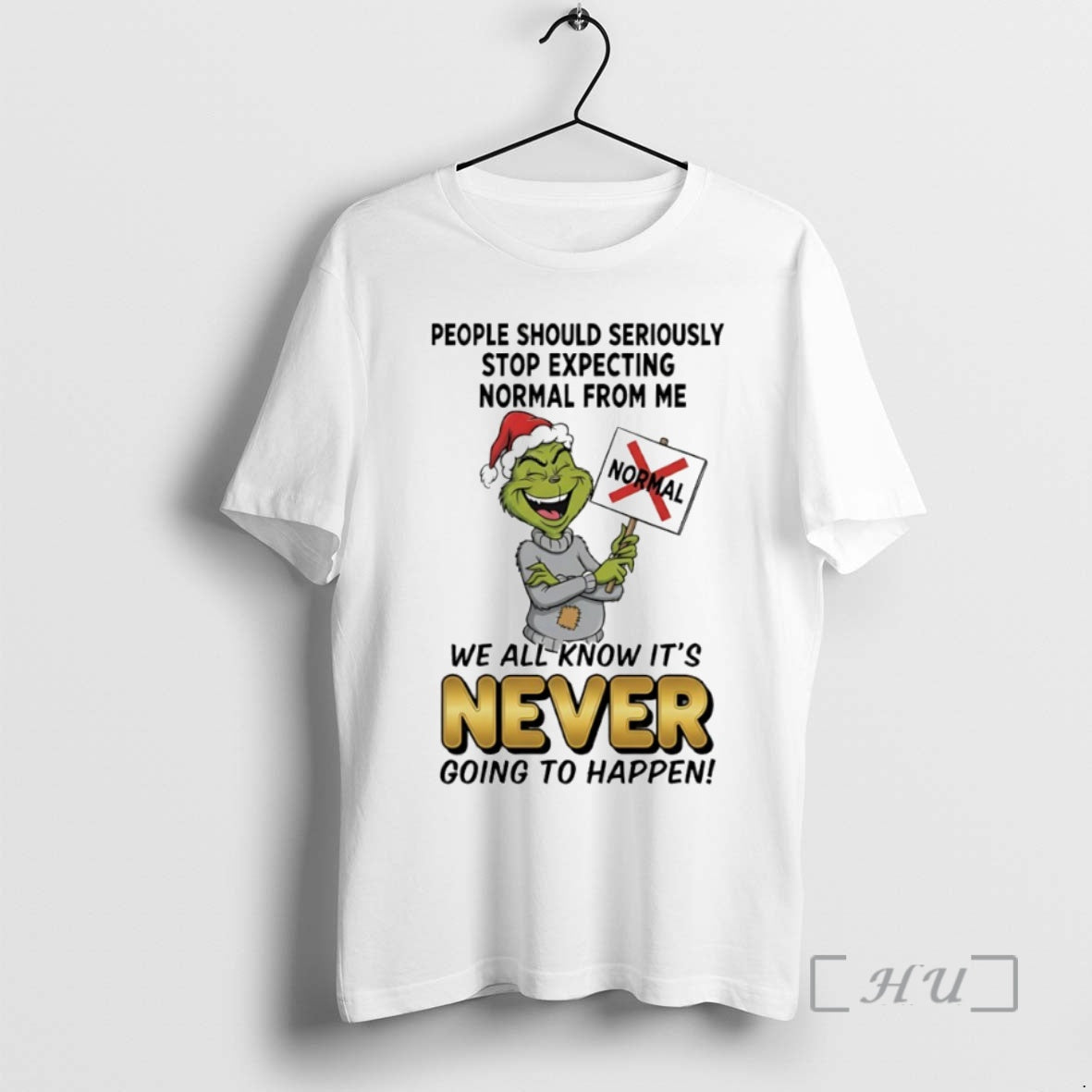 Officials Grinch We All Know Its Never Going To Happen Circle Premium T Shirts Sweater Hoodie, Sweatshirt | PopFlextees.com