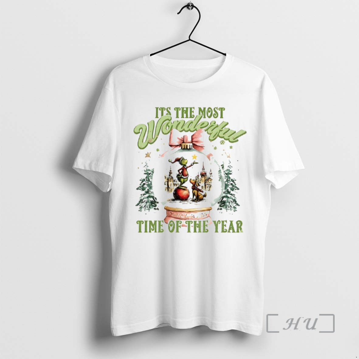 Officials Grinchmas Snow Globe Its The Most Wonderful Time Of The Year Christmas Premium T-Shirts, Hoodie, Sweatshirt