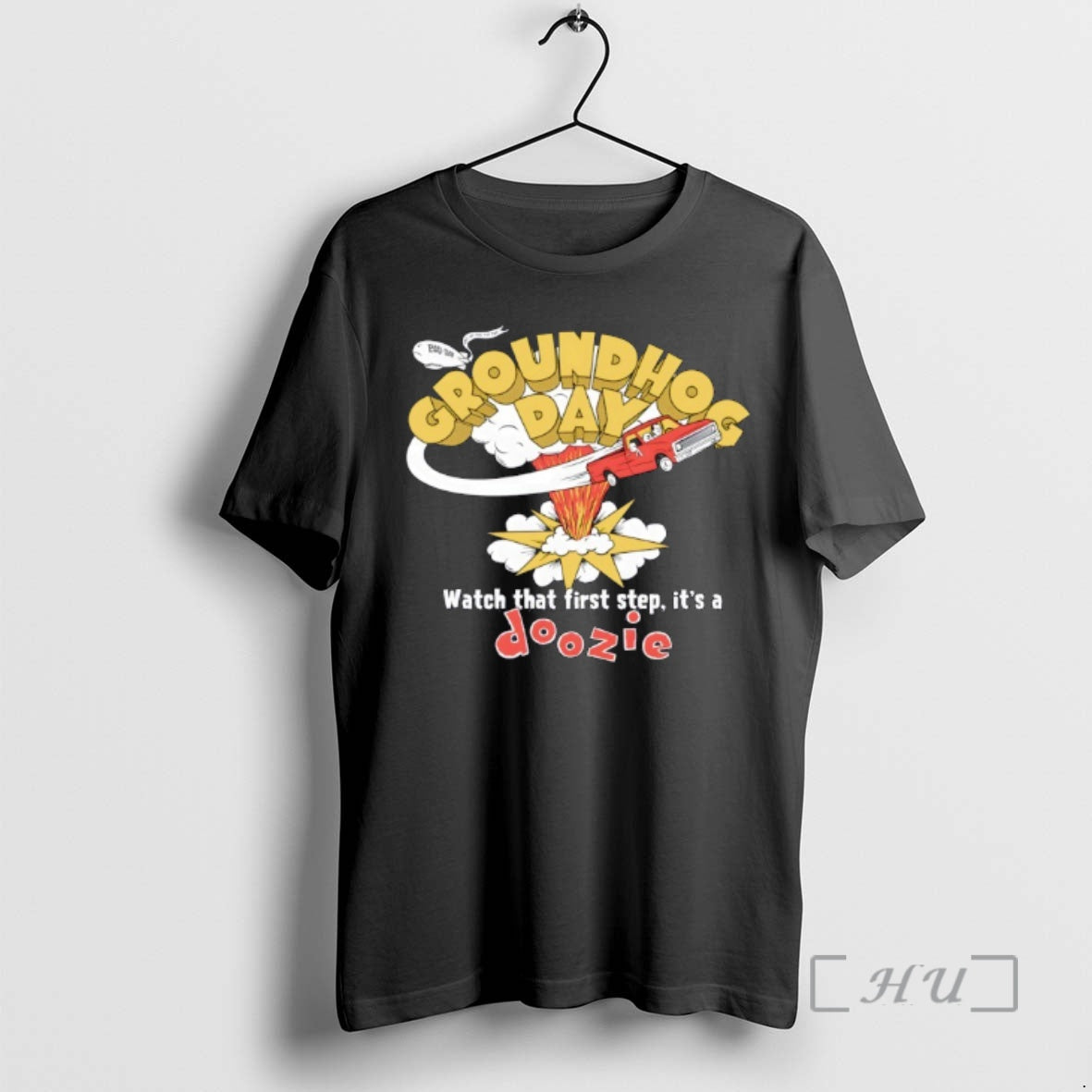 Officials Groundhog Day Watch That First Step Its A Doozie T-Shirts, Hoodie, Sweatshirt | PopFlextees.com