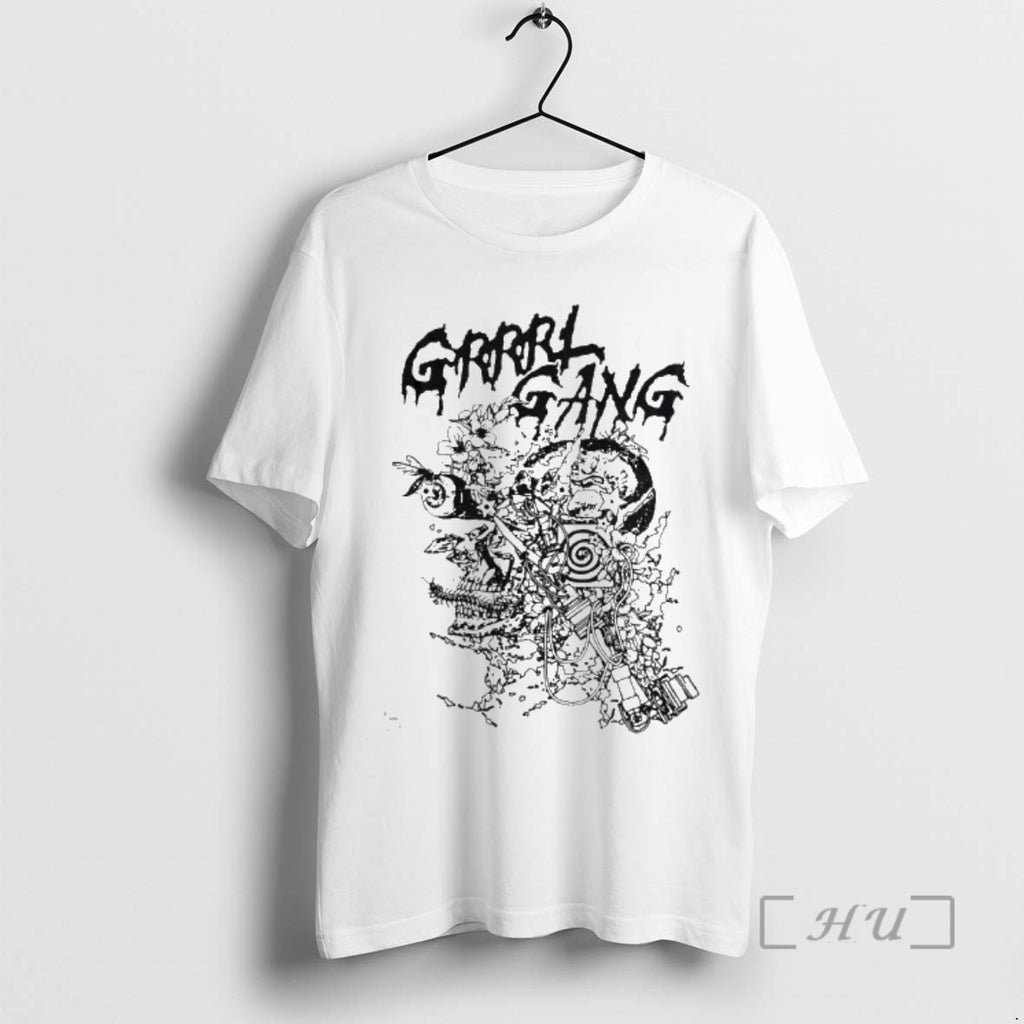 Officials Grrrl Gang X Behelit Press Electric Bloom Indie T-Shirts, Hoodie, Sweatshirt | PopFlextees.com